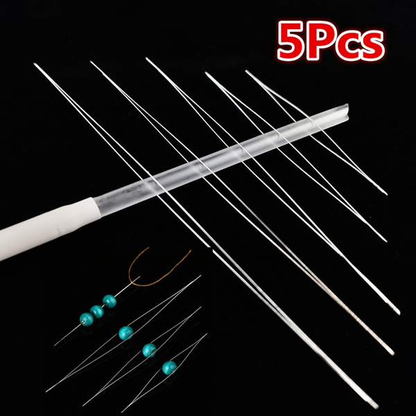 New 5Pcs DIY Beading Needles Open the Bead Needle